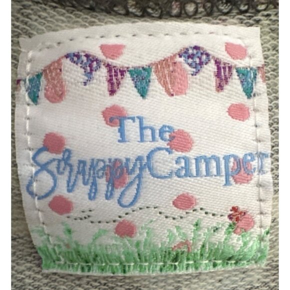 The Scrappy Camper Sweatshirt/Bucket Hat Set Sz L FairyGrunge Festival Upcycled - Picture 4 of 12